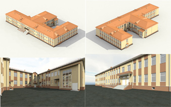 3D CAD проект школы
