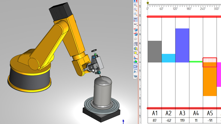 Специализированная система off-line программирования робота KUKA на базе T-FLEX CAD. Автор: Рохин Леонид Владимирович. Разработанно для ЗАО «Курганспецарматура»