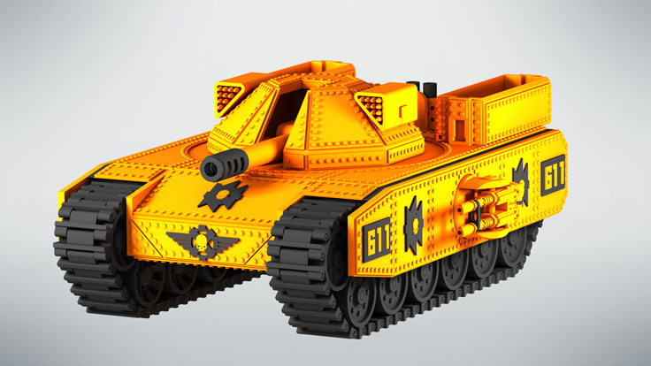 Объект 611 («Лазерный танк», по мотивам «Warhammer 40.000»), коллектив студентов НИЯУ  МИФИ
