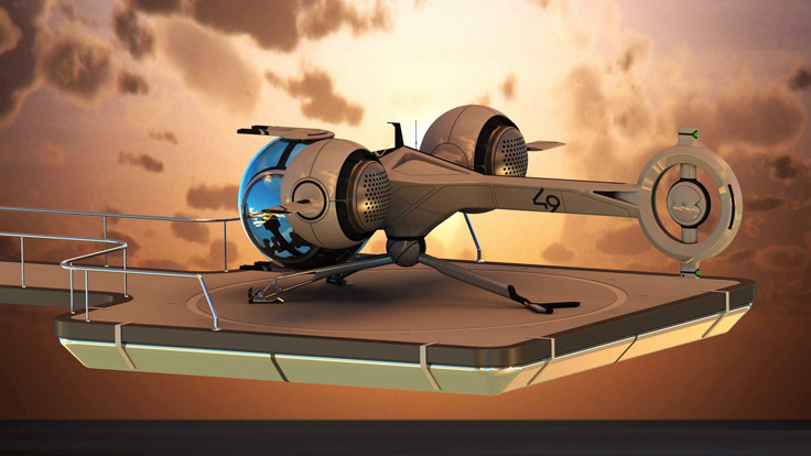 Летательный аппарат "Bubble Ship". Автор:  Журавлев Михаил