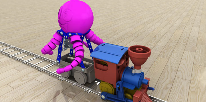 Итоги конкурса "Моделируем игрушечный состав поезда вместе" в T-FLEX CAD