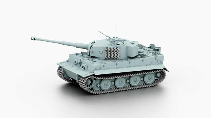 Танк Tiger Ausf. E в масштабе 1:16. Автор: Веревкин Михаил Юрьевич